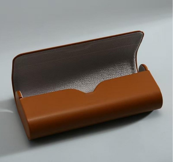 Leather-Stitched Handmade Eyeglasses Case